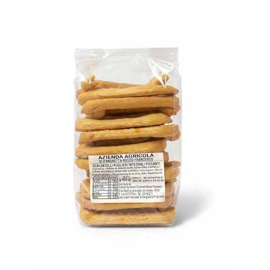 Taralli Integrali Piccanti 400 gr.